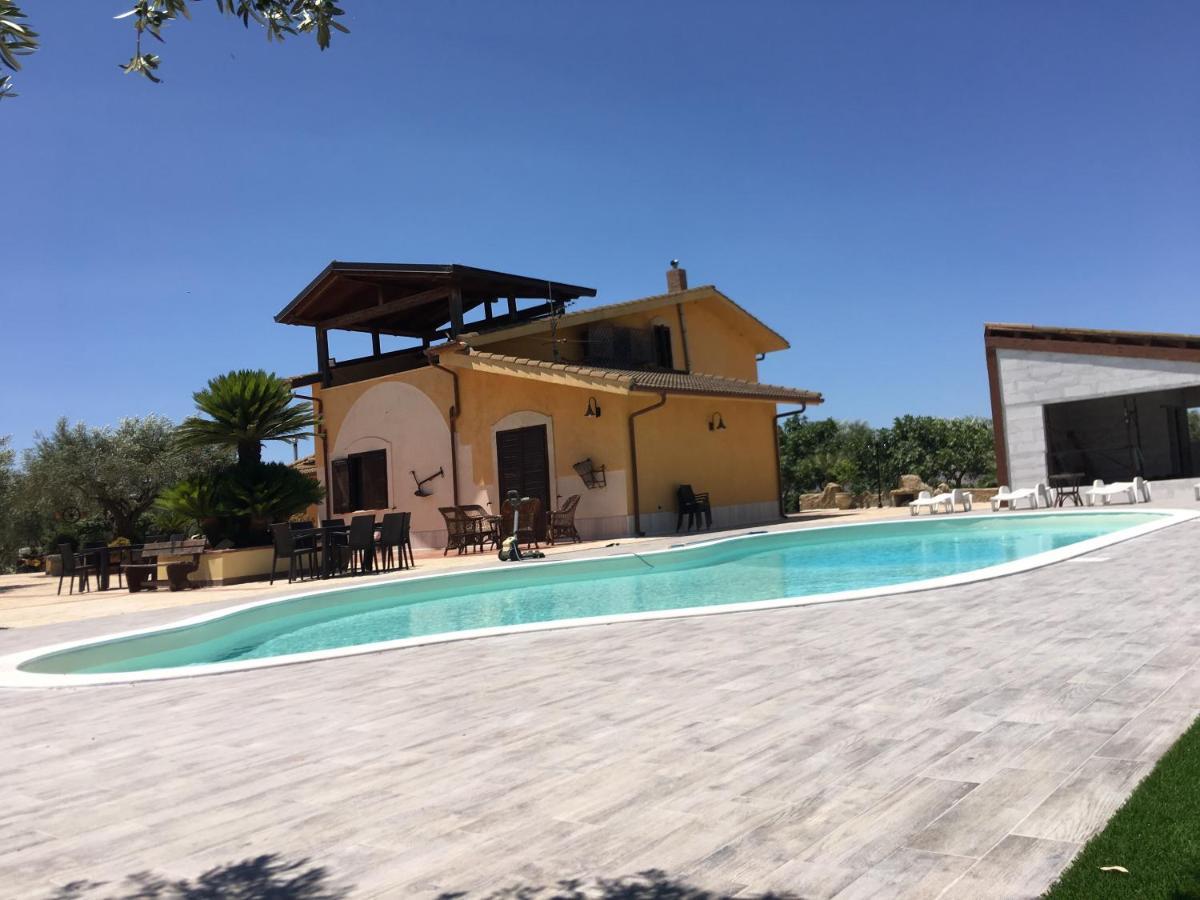 Agriturismo Tenuta San Giovanni Casale Leto SantʼAngelo Muxaro Exteriér fotografie